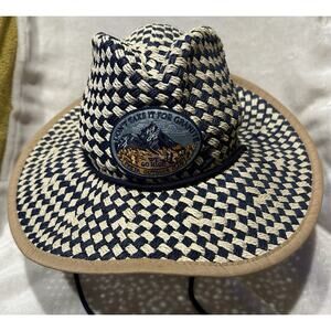 FREYA Don't Take it for Granite Lifeguard Hat Blue Natural Summer Beach Garden